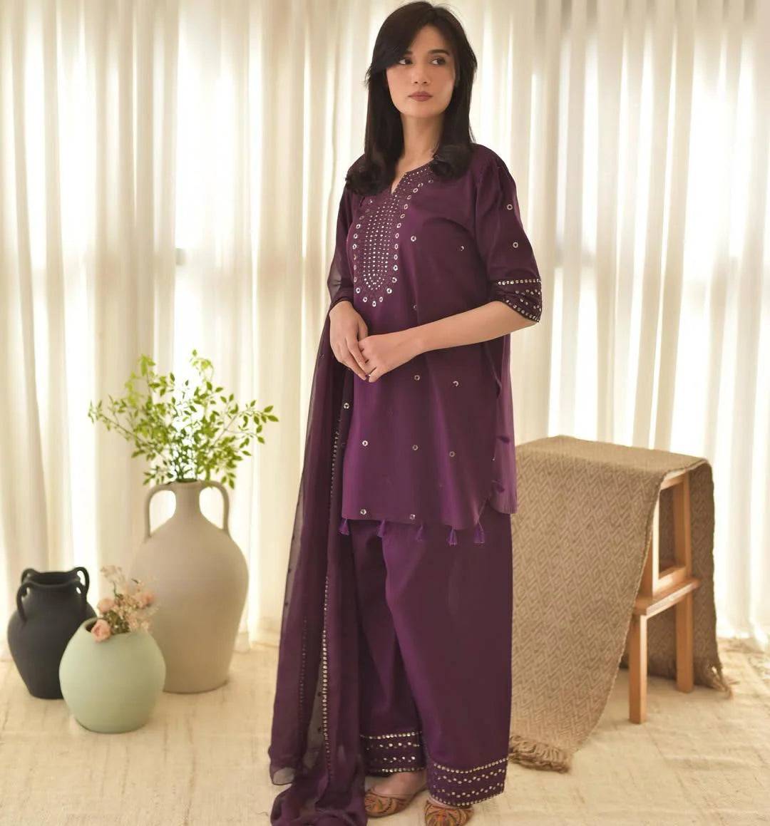 Anaya Embroidered (Farshi Shalwar)