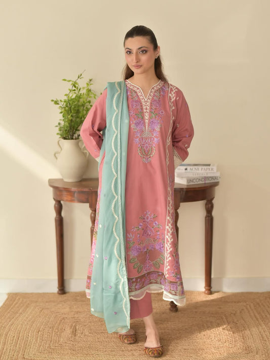 Nura Embroidered 3pc
