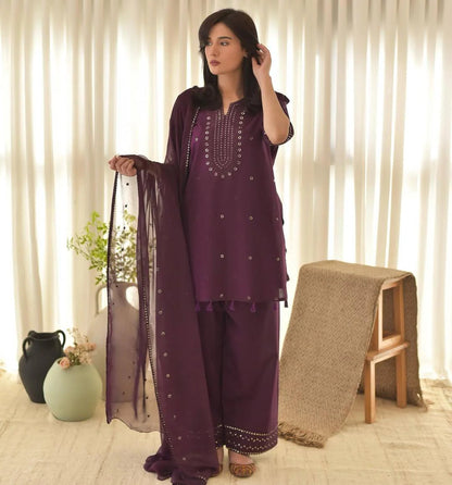 Anaya Embroidered (Farshi Shalwar)