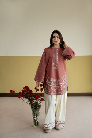 Rosy Elegance (Farshi Shalwar)