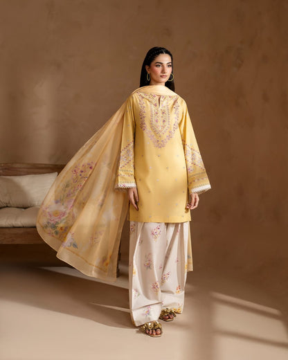 Koyal Embroidered 3pc