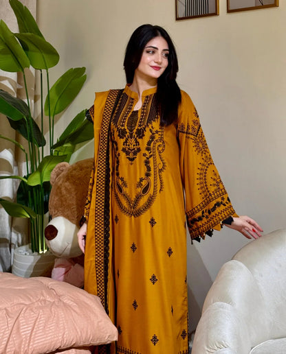 Ghazal Embroidered 3pc