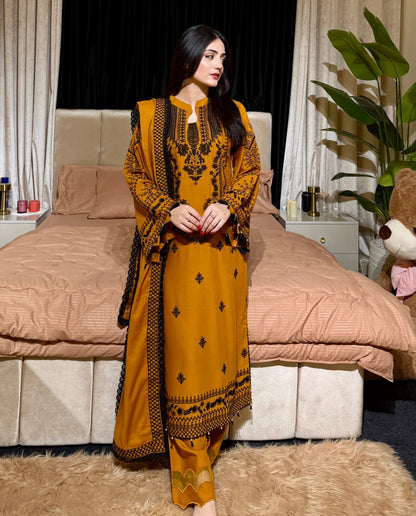 Ghazal Embroidered 3pc
