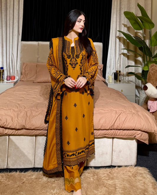 Ghazal Embroidered 3pc