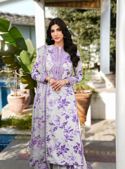 Wavy Embroidered 3pc